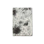 Spotted Light Black and Off-White Hair-on Pre-cuts, 4 x 6 | The Leather Guy