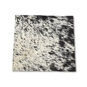 Spotted Light Black and Off-White Hair-on Pre-cuts, 12 x 12 | The Leather Guy