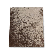 Spotted Dark to Medium Brown Hair on Cow Hide Pre-cut, 8 x 10 | The Leather Guy