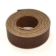 Oil Tanned Summits Edge Leather 54" Strap Various Colors and Widths 4-6 oz, Denali Dark Mahogany / 1 | The Leather Guy