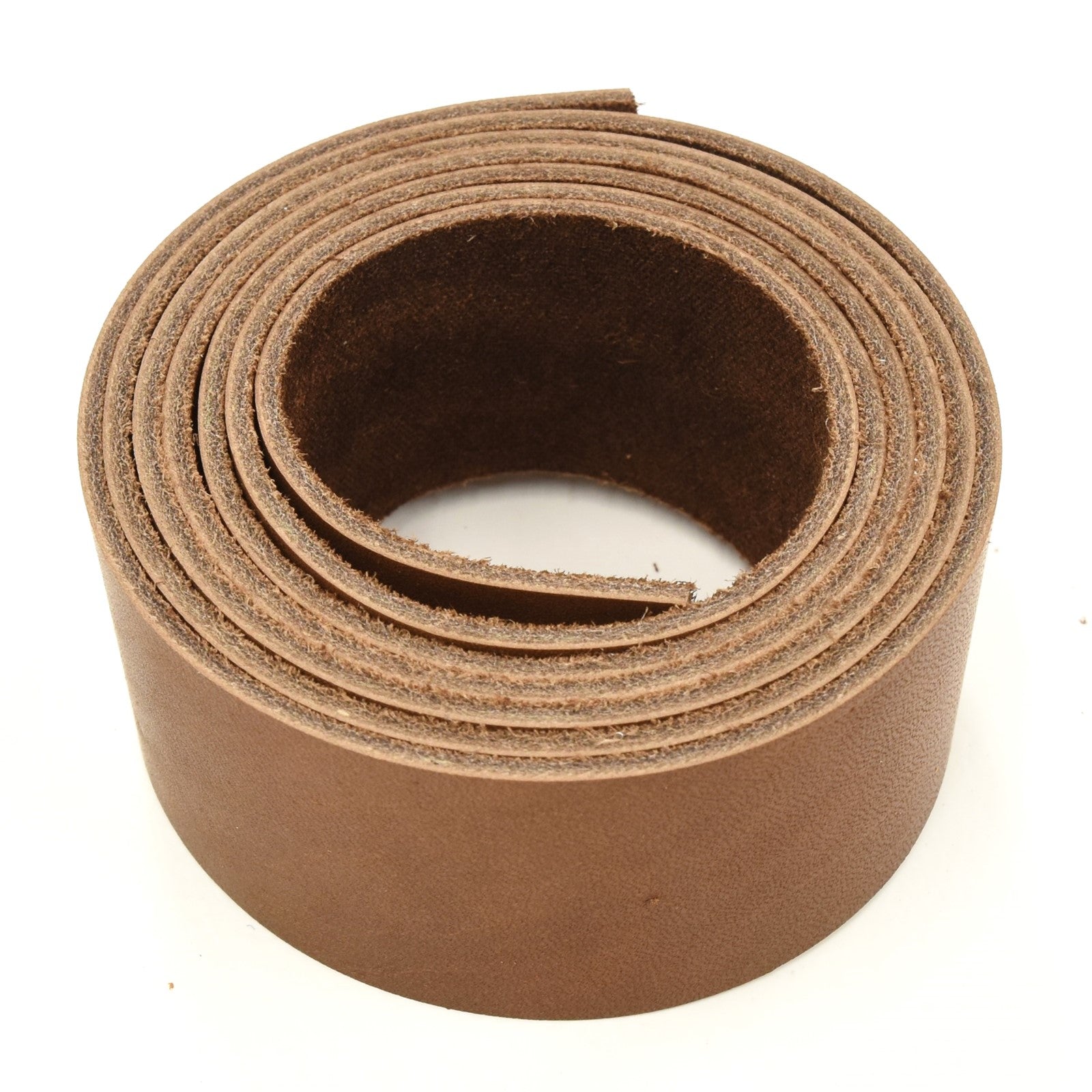 Oil Tanned Summits Edge Leather 54" Strap Various Colors and Widths 4-6 oz, Big Wall Medium Brown / 1 1/2 | The Leather Guy