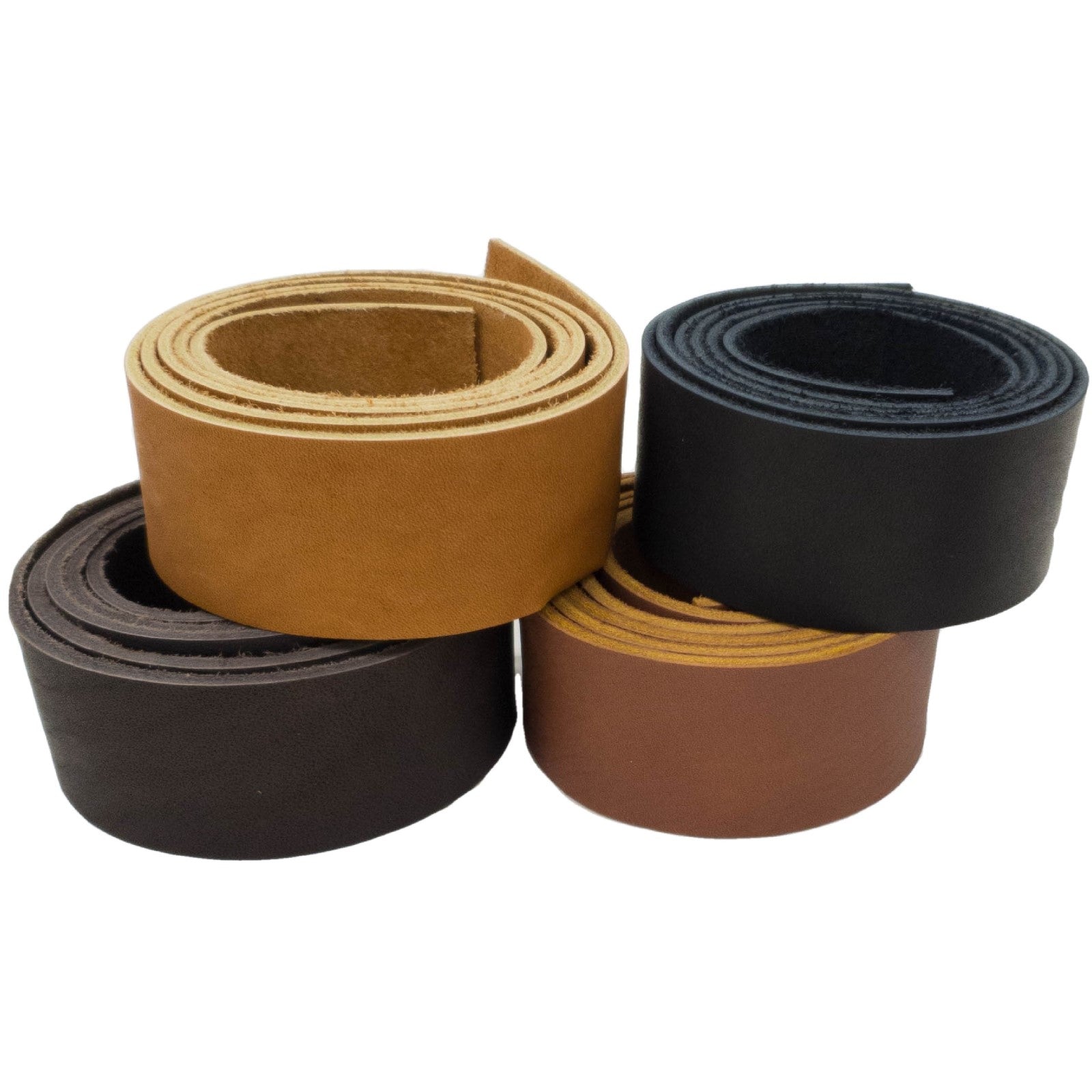 Oil Tanned Strap Seconds, 6-7 oz, Pre-cut Belt Blanks,  | The Leather Guy