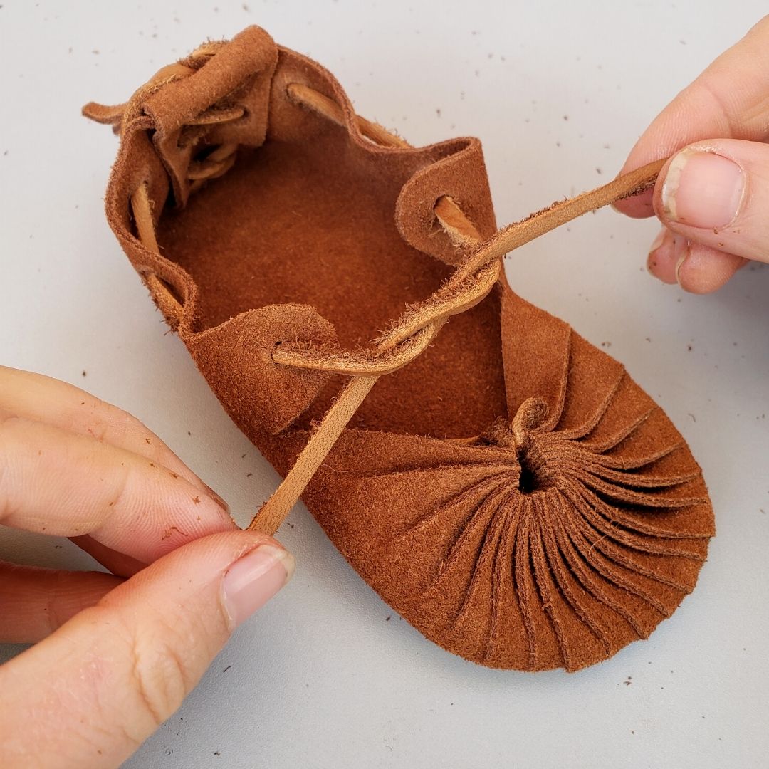 Digital Pattern DIY Kids Sun Sandals Earthing Moccasins The