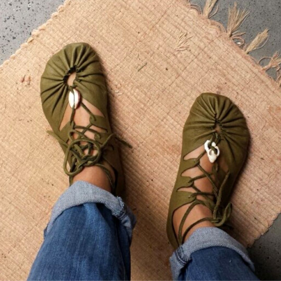 DIY Sun Sandals - Earthing Moccasins,  | The Leather Guy