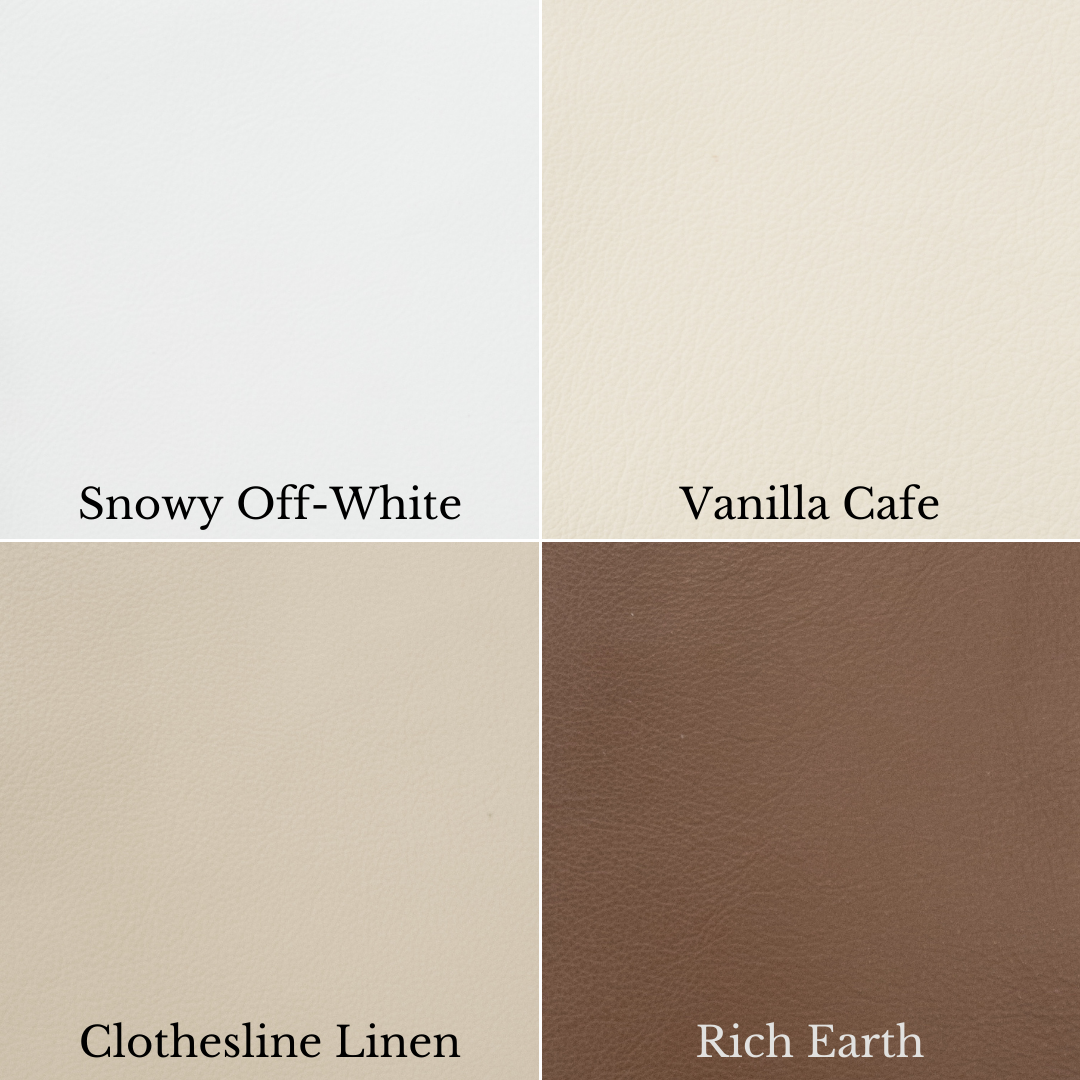 Coastal Collection 50-55 SF Full Hide Variation, Snowy Off-White | The Leather Guy