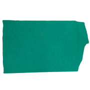 Turquoise Green Gorge, Oil Tanned Summits Edge Sides & Pieces, Middle Piece / 6.5-7.5 Square Foot | The Leather Guy