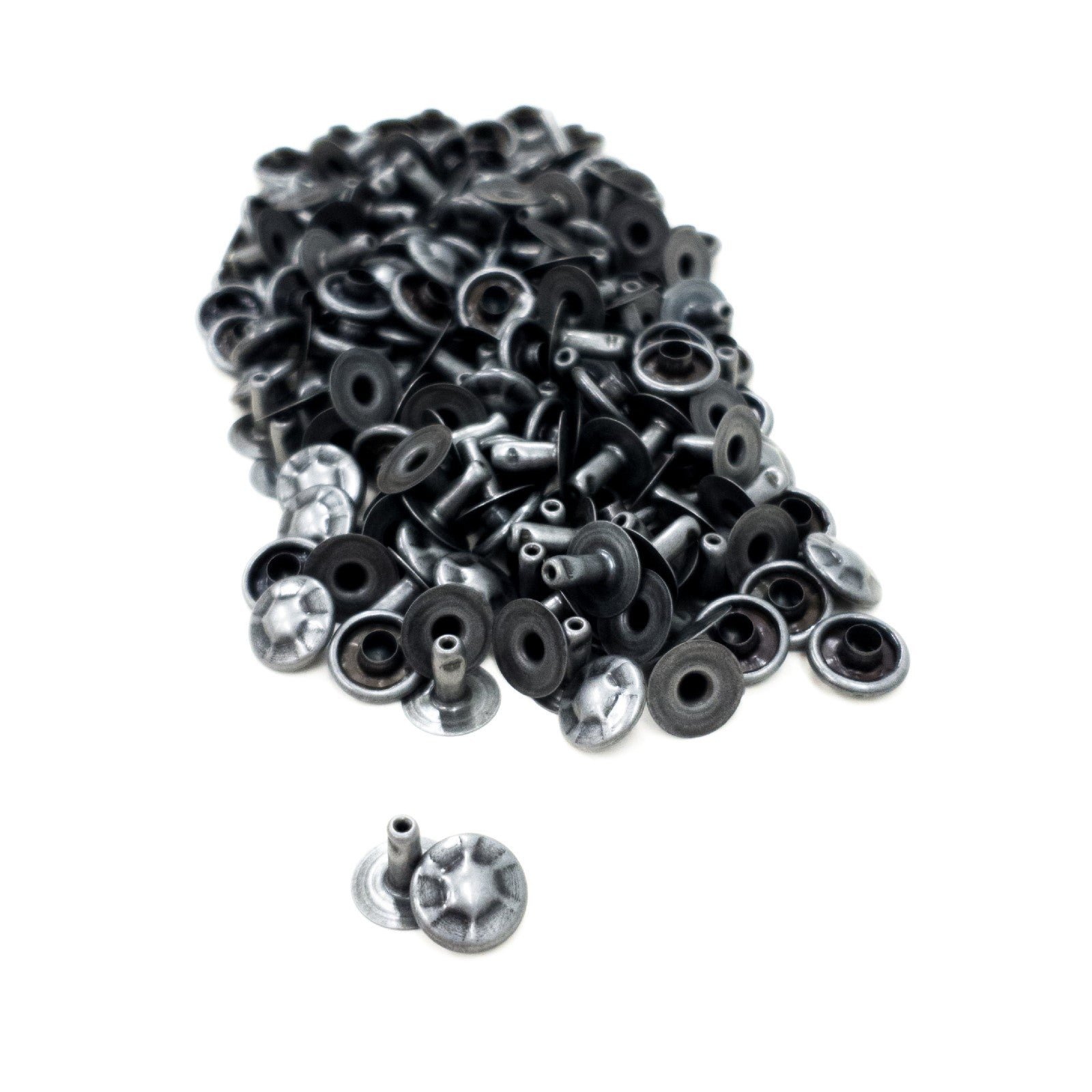 Antique Rapid Rivet Sets | Leather Double Cap Rivets | The Leather Guy
