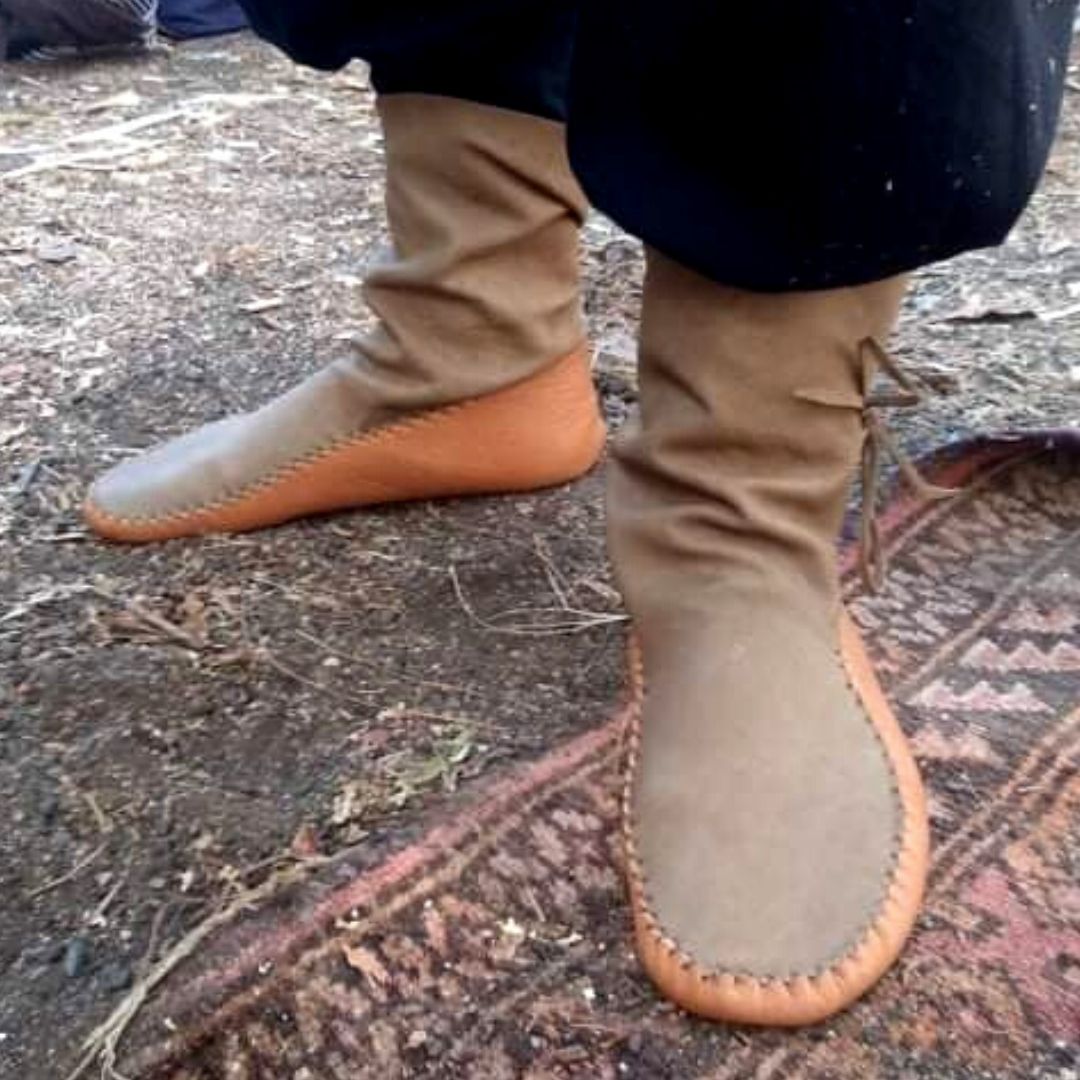 Deerskin cheap moccasin boots