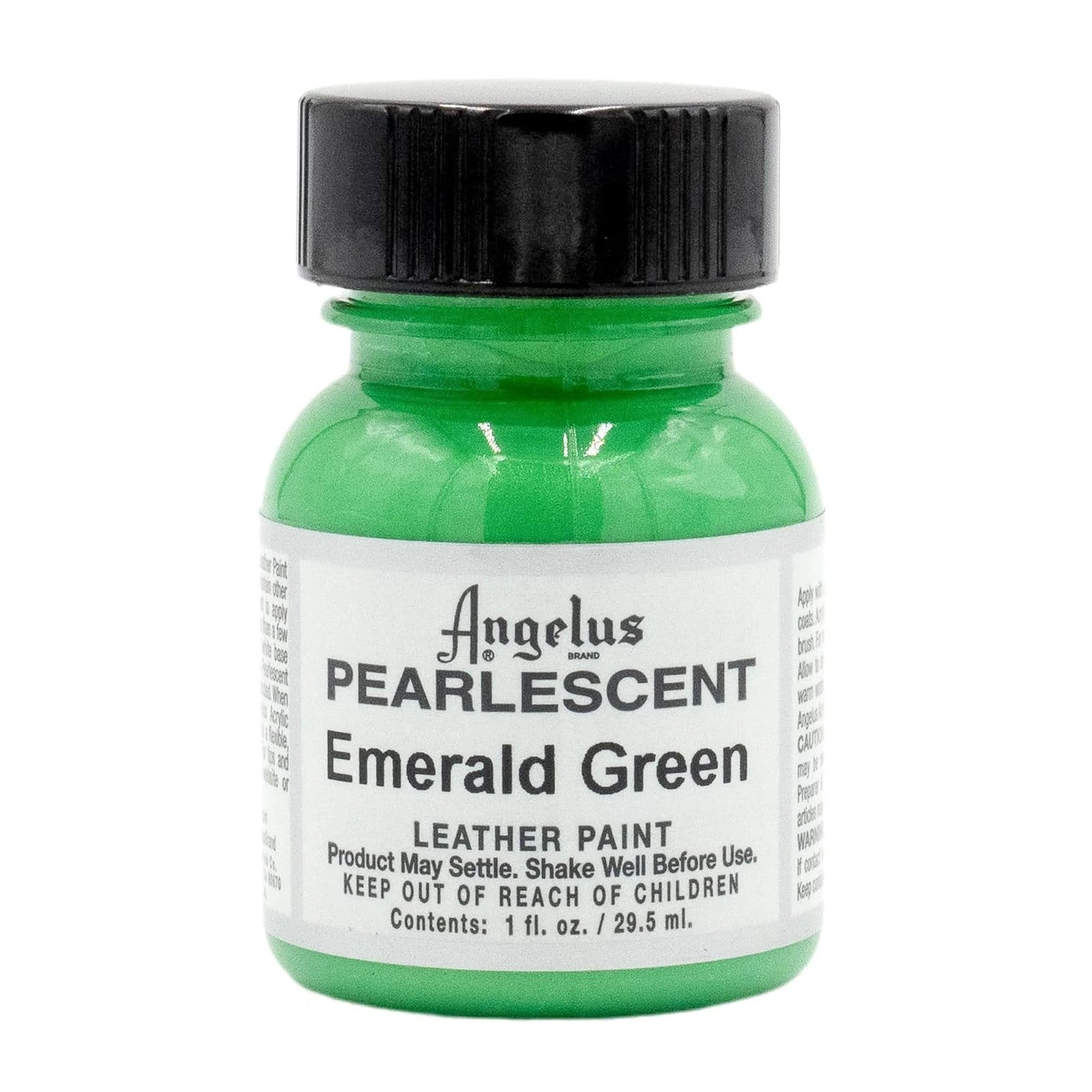 Angelus Pearlescent Paint 1oz Bottle Multiple Colors, Emerald Green | The Leather Guy