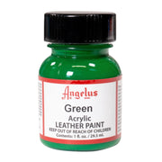Angelus Acrylic Leather Paints, 1oz / 4oz, 1 oz / Green | The Leather Guy