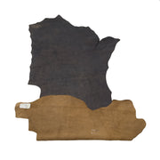 Light Charred Brown, 3-4 oz, 20 Sq Ft, Chap Cow Side,  | The Leather Guy