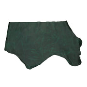 Turtle Island Green, 6.5-23 SqFt, 2-3 oz, Pull up Sides & Pieces, Crazy Buffalo, Bottom Piece / 6.5-7.5 | The Leather Guy