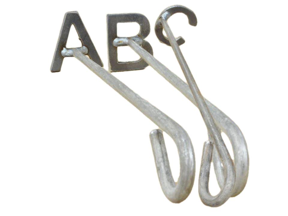 Rustic Alphabet Branding Irons Steak Brand Western Cowboy Letters A-Z,  | The Leather Guy
