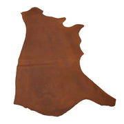 Rustic Russet Red Foothills, Oil Tanned Hides, Summits Edge, 21 - 23 Sq Ft / Side | The Leather Guy