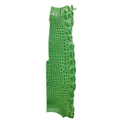 Alligator Skin Flank Various Colors Genuine Hide, Fresh Green | The Leather Guy