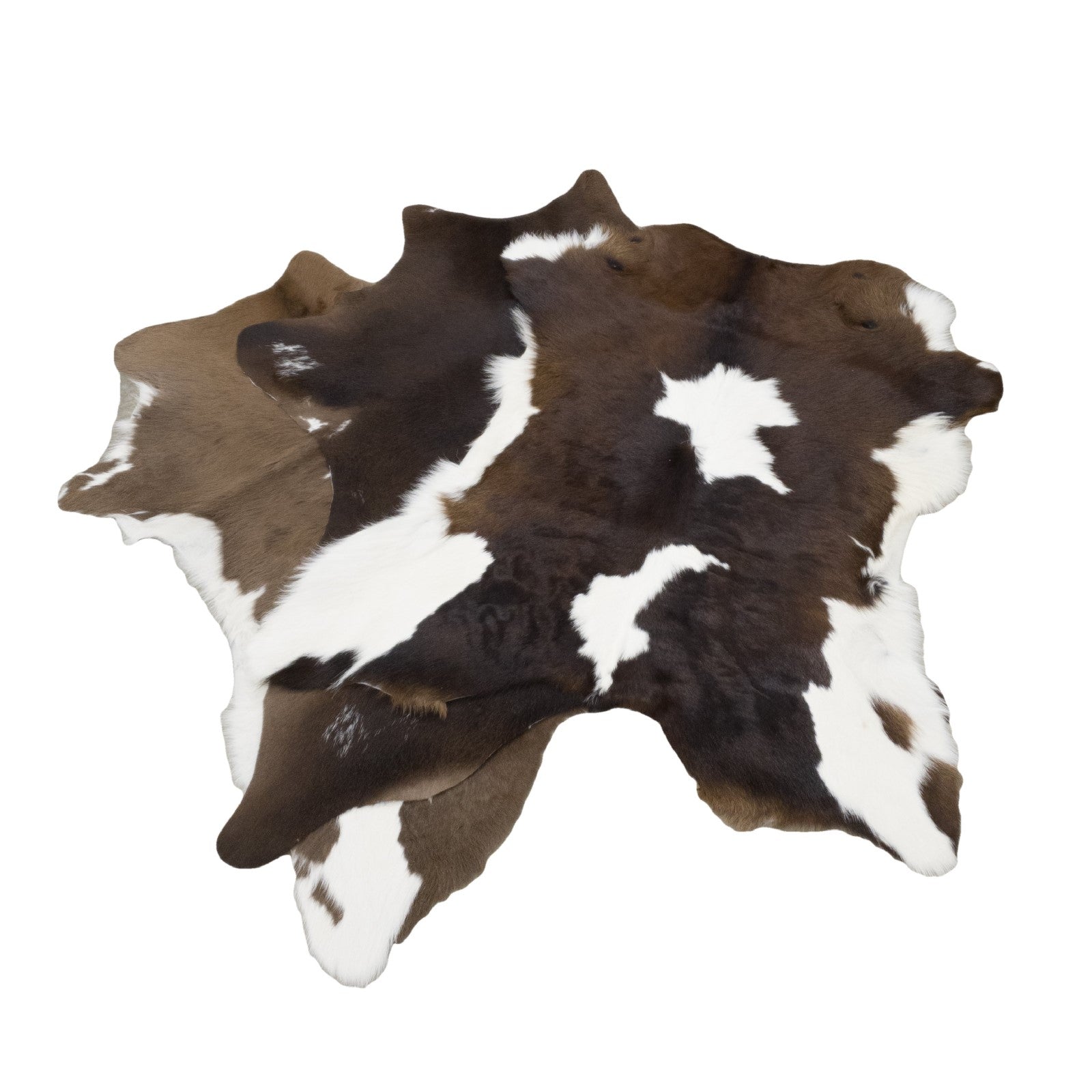 Tri-Color, Calfskin Rug,  | The Leather Guy