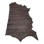 Horseback Brown, 6.5-26 SqFt, 3-4 oz, Cow Sides & Pieces, Longhorn, 18-20 / Side | The Leather Guy