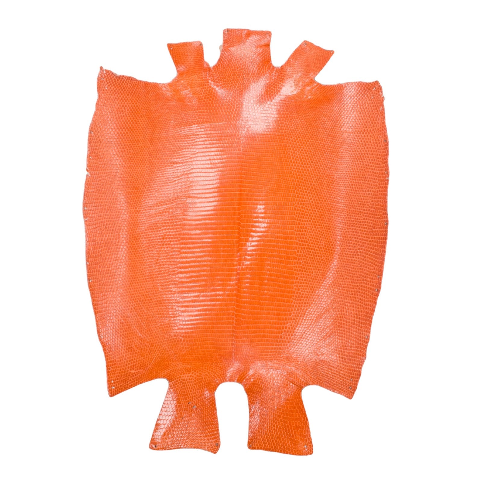 Solid Colored Lizard Skins, 1-2 oz, Outstanding Orange | The Leather Guy