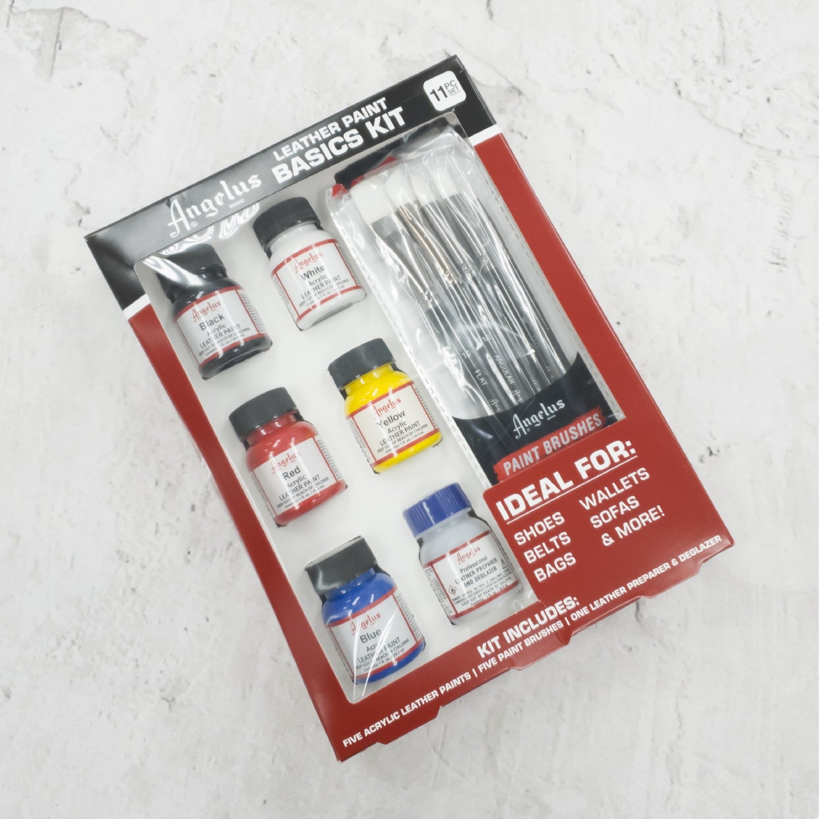 Angelus Leather Paint Basics Kit The Leather Guy1
