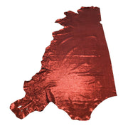 Metallic Red Sizzling Stingray 2-3 oz Cow Hides, 18-20 Sq Ft / Side | The Leather Guy