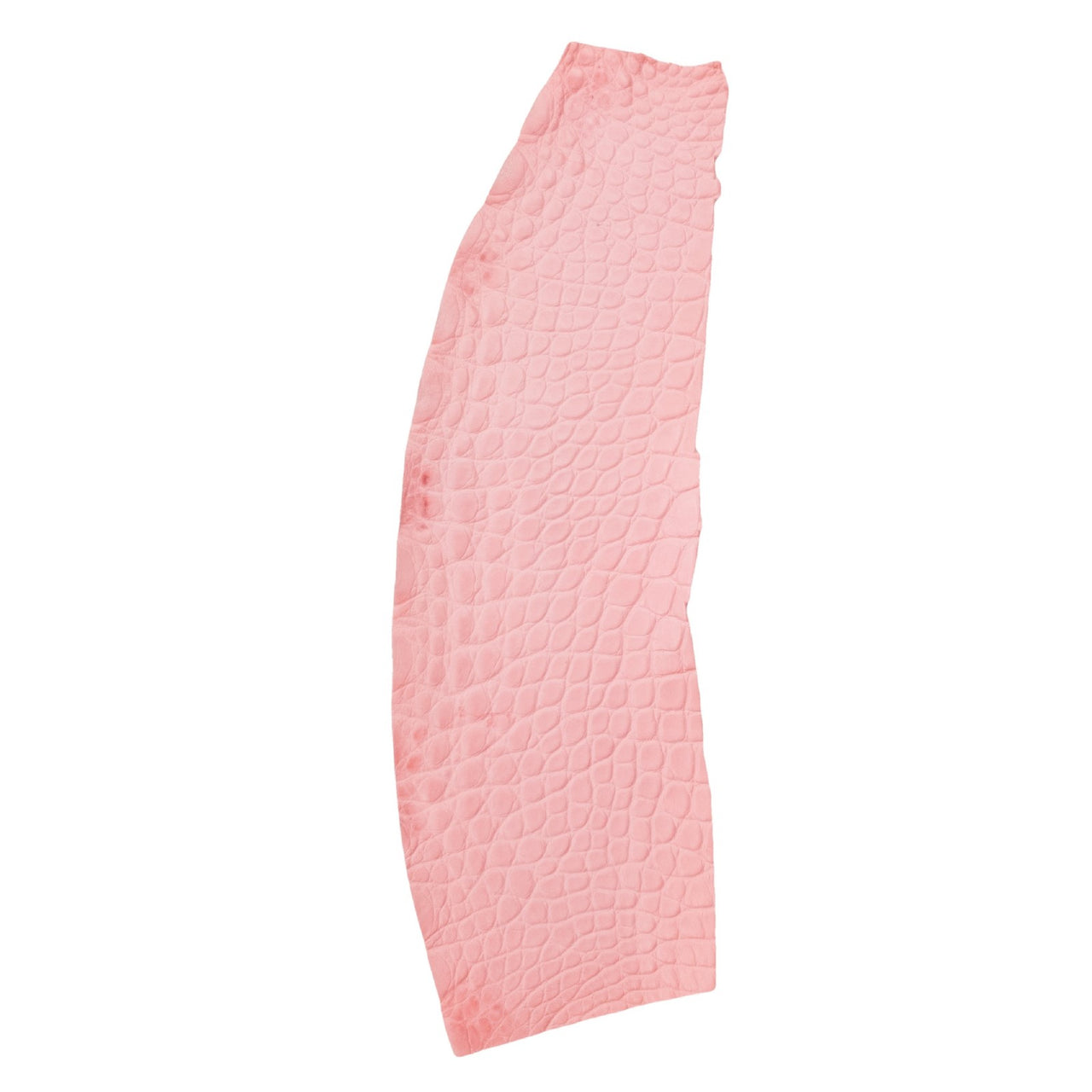 Alligator Skin Flank Various Colors | Genuine Exotic Leather, Rosy Pink | The Leather Guy