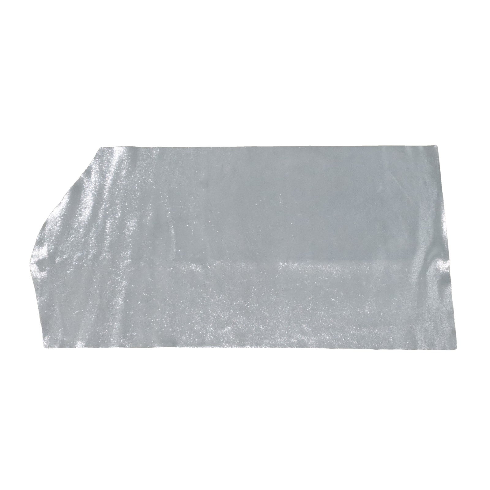 Metallic Silver Sizzling Stingray 2-3 oz Cow Hides, Middle Piece / 6.5-7.5 Sq Ft | The Leather Guy