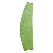 Alligator Skin Flank Various Colors Genuine Hide, Spring Green | The Leather Guy